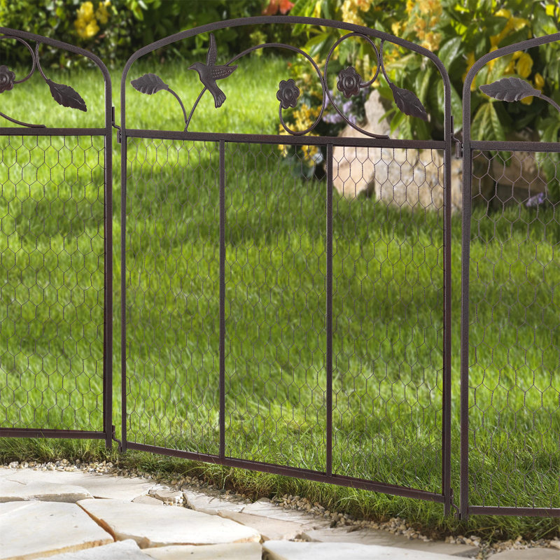 79cm H x 63cm W Metal Fence Panels
