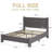 Hayden Boucle Upholstered Platform Bed with Soft Rounded Corners-597151284-596011132