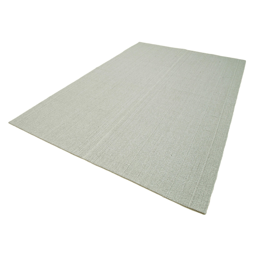Vintage Flatweave Beige Vintage Wool Handmade Area Rug