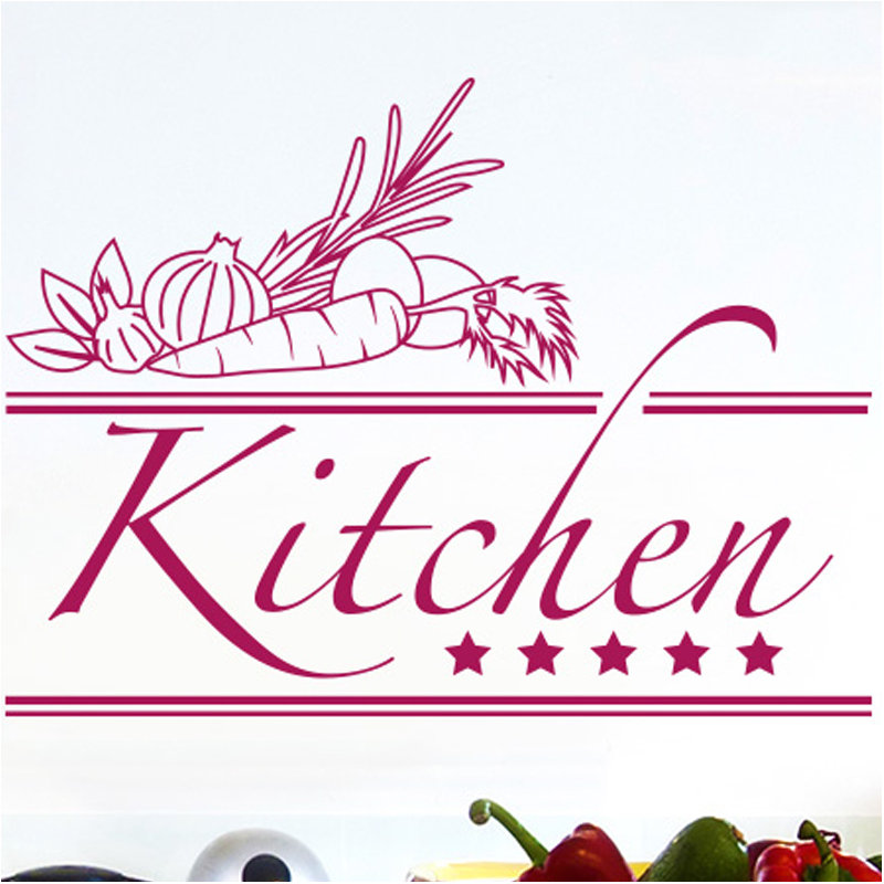Food & Beverage Non-Wall Damaging Wall Decal, Medium, Violet