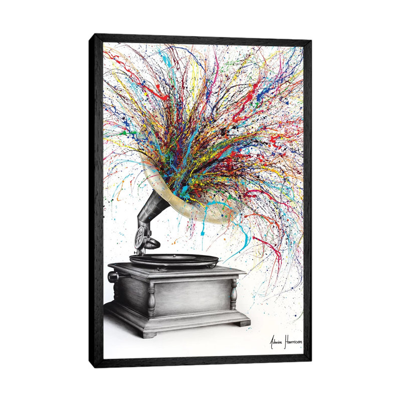 Supreme Forte by Ashvin Harrison - Print on Canvas, 152.5 cm H x 101.5 cm W, Black Framed
