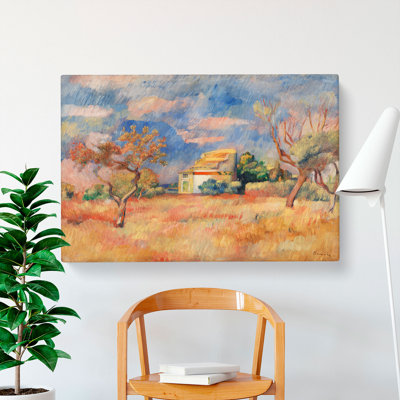 Dovecote at Bellevue by Pierre-Auguste Renoir - Wrapped Canvas