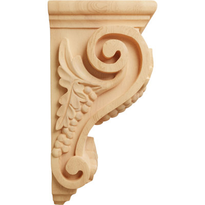 Support en bois / corbeau H 10 po x l 4,5 po x P 5 po