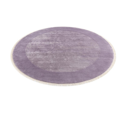 Tapis rond rond violet Osborne