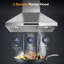 VIKIO 30'' 600 CFM Convertible Wall Mount Range Hood with Gesture Control-120785902