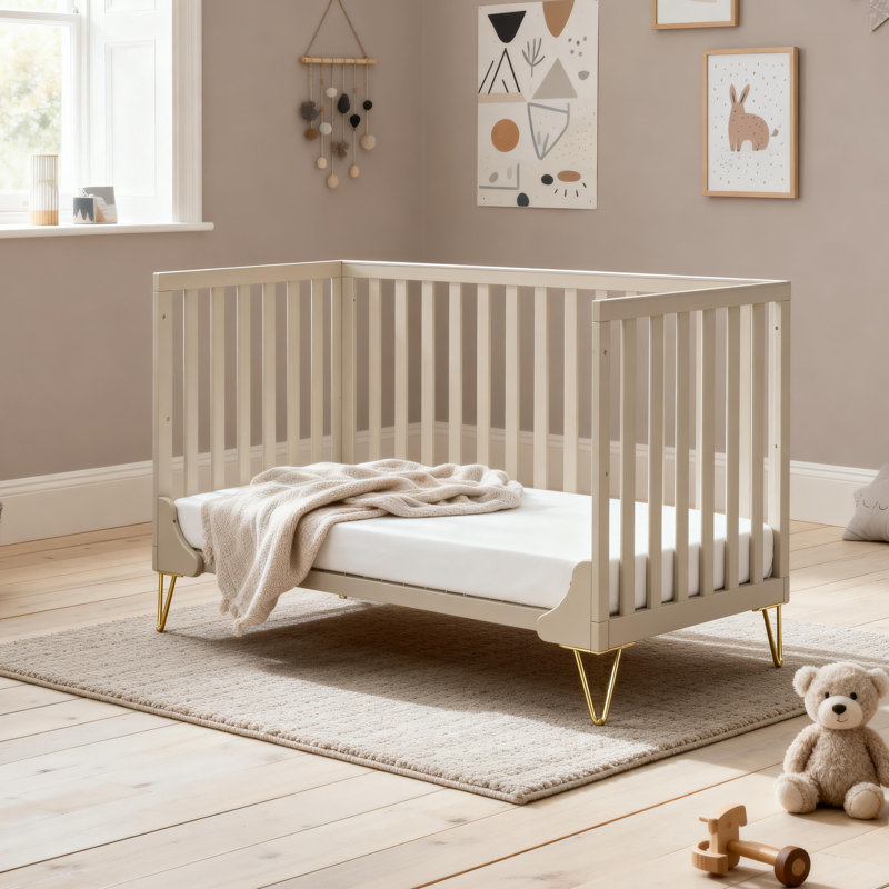 Kimi Cot Bed, Cashmere