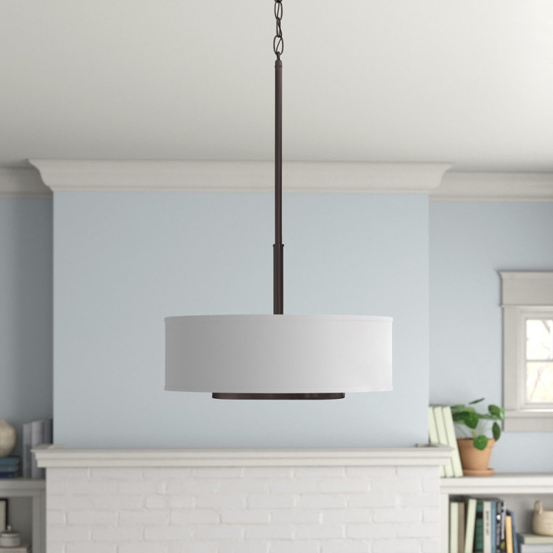 Nance Three Light Pendant from Generation Lighting , Bronze