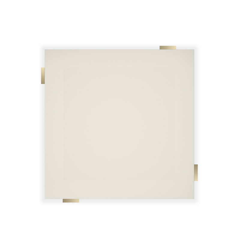 Corner Single Coffee Table, Almond Milk