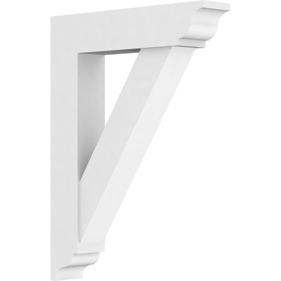 Support standard en PVC de qualité architecturale avec extrémités traditionnelles
