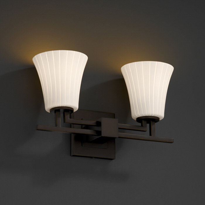 Arfaan 2 - Light Vanity Light, Ribbon, Nickel