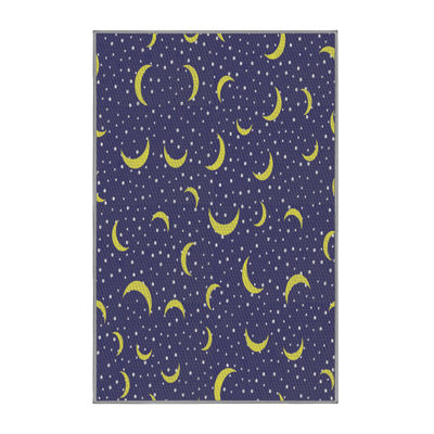 Tapis mauve / jaune Power Loom