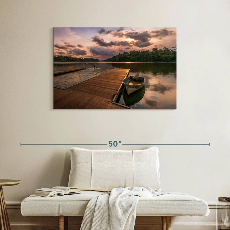MacRitchie Reservoir Dock, 26" H x 39" W