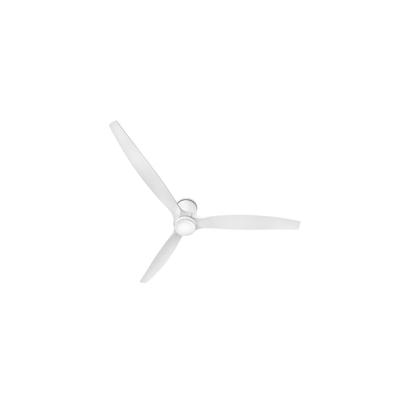 Ventilateur à DEL 72 po Hover Flush, Blanc mat