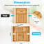 Bamboo Cutlery Drawer Organiser Extendable Flatware Caddy
