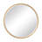 Textured golden round wall mirror living bathroom mirror
