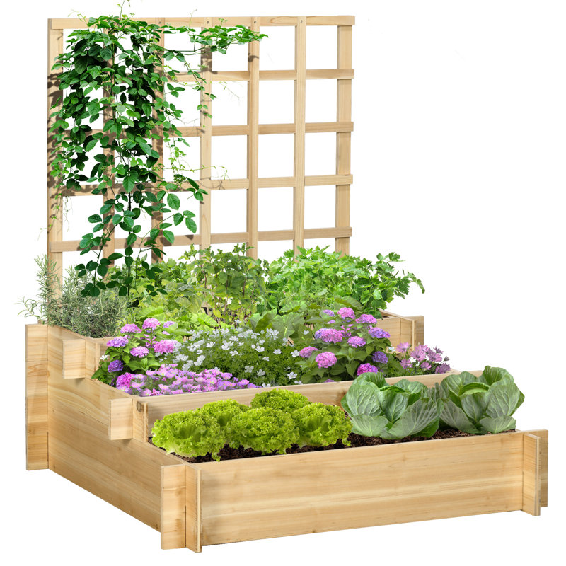 Kluesner Wood Raised Garden Bed