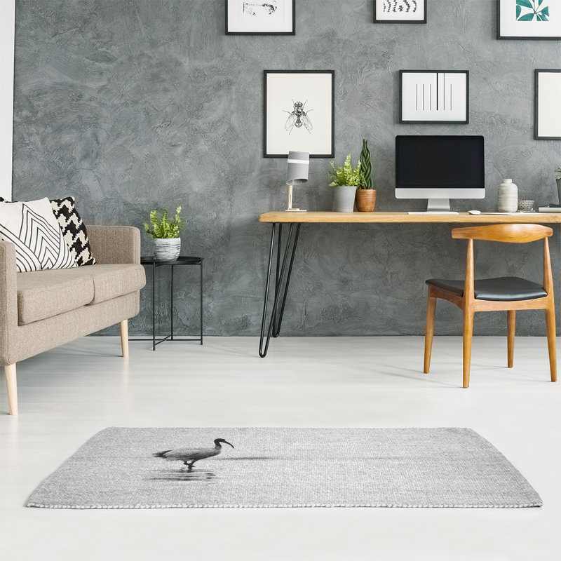 Tapis blanc cassé en chenille ibis, Rectangle 2 pi x 3 pi