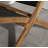 Agave Teak Outdoor Armless Lounge Chair-90634865-90634867