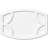 24"W x 16"H x 2"ID x 13"C x 1"P Kailey Architectural Grade PVC Contemporary Ceiling Medallion-36079198-137837514-137837603