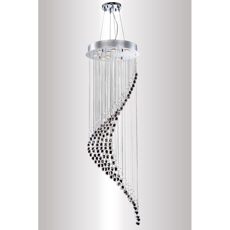 Crystal Rain 8 - Light Pendant