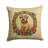 Christmas Flowers Frame Other/No Pattern Outdoor Throw Pillow-92587599-92587600