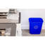 Poubelle de bureau et poubelle de recyclage rectangulaire de 3,5 gallons Sturdy Essentials-124584423-124584426