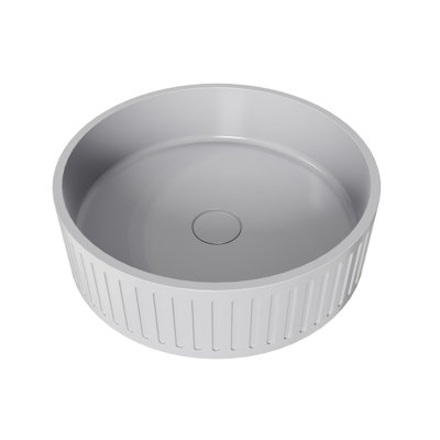15.75" Round Concrete Vessel Sink