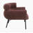 Maroon Tweed Chair
