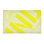 Tapis jaune barhood de à tissage plat rand cite city
