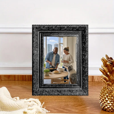 Black 1PC 11" x 14" Decorative Picture Frame with Classic Rectangular Shape