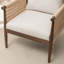 Chaise d'appoint rembourrée en bois massif Cofield-81823753