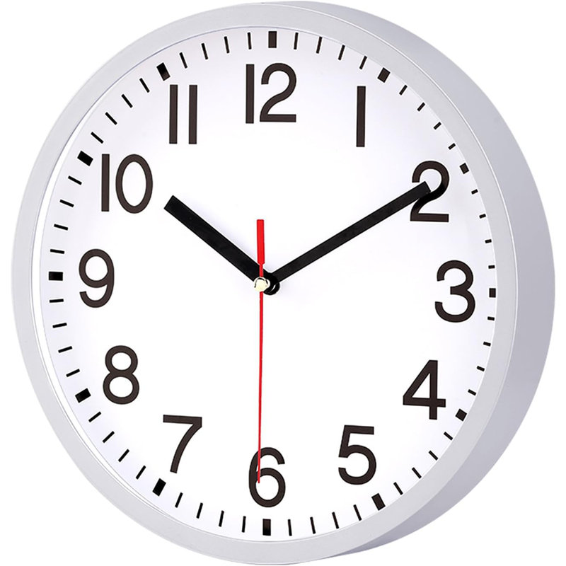 Wall Clock, Silver