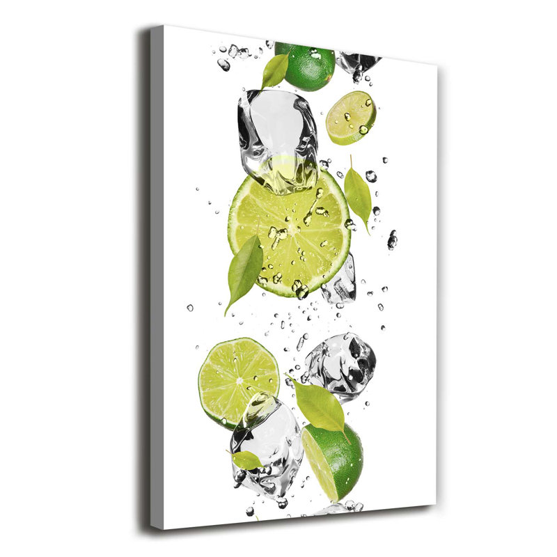 Limonka And Water - Wrapped Canvas Print