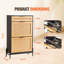 Rattan Shoe Cabinet