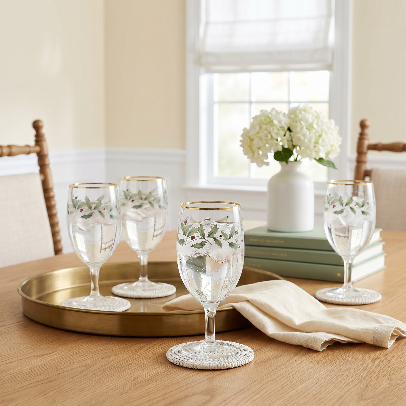 Holiday 14 oz. Glass Goblet