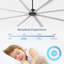 Ventilateur de plafond 96 "avec lumière et télécommande
