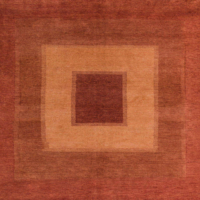 Tapis abstrait moderne 4690, Carré 5 pi