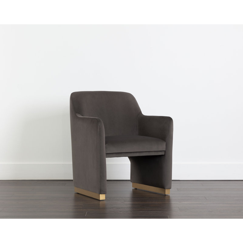 Chaise rembourrée H 19 po Antiochos, Meg Ash