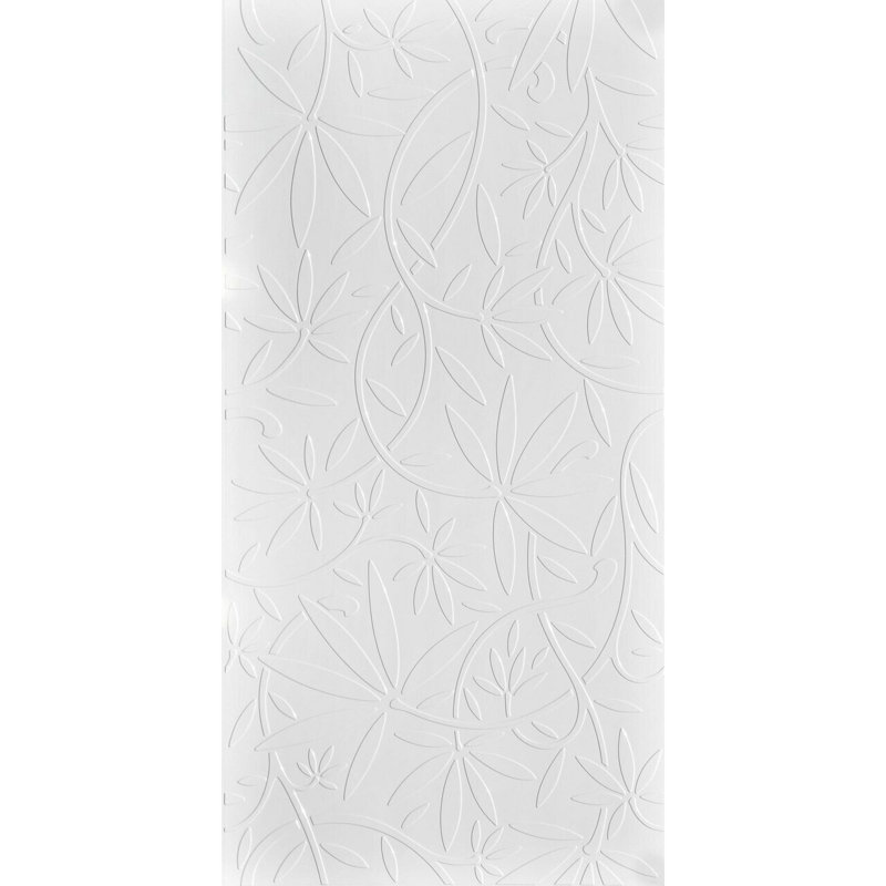 Audrey MirroFlex x 8 pi Panneaux muraux PVC PVC 3D - Blanc brillant (32 pieds carrés / feuille)