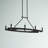 Calvin 8 - Light Dimmable Wagon Wheel Chandelier
