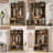 Hall Tree With Bench, 5-In-1 Entryway Storage Solution, 3-Layer Flip Shoe Cabinet, 7 Coat Hooks, And Drawer-974522569