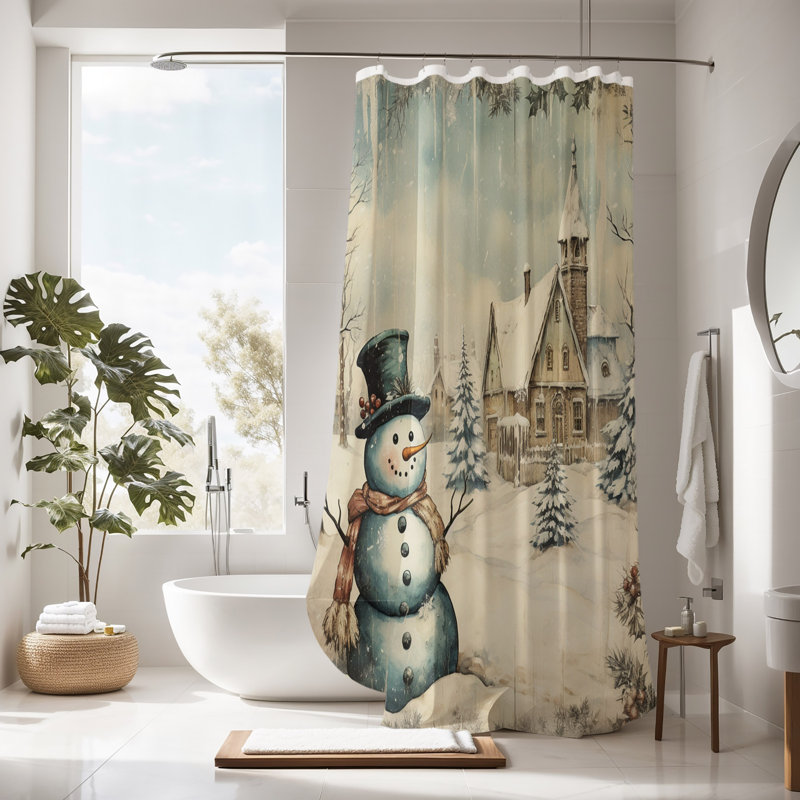 Haryad Shower Curtain, 83" H x 70" W