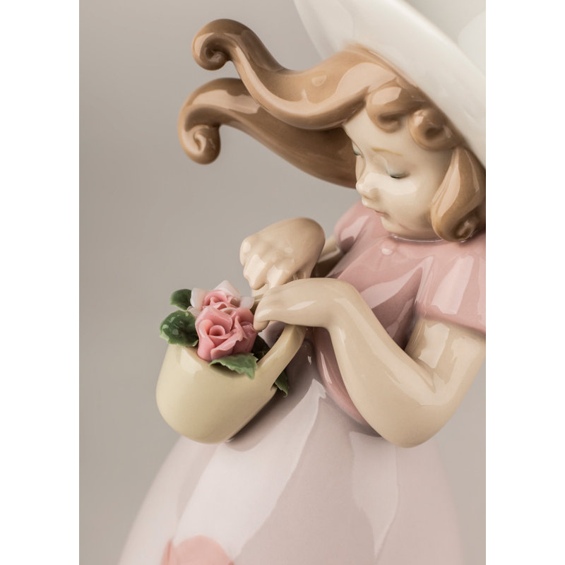 Little Rose Girl Figurine