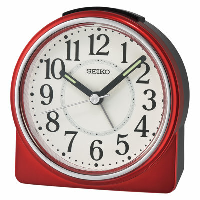 Seiko QHE198RLH Bedside Alarm, Quartz