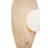 Elegant Wall Lamp with Travertine Body, Beige & White, 16.5 x 3.9 inches | Glass Cap, On/Off Button on Cable, G9 Socket (Max 10W) | Stylish Lighting for Living Room, Bedroom & Office Decor, IP20 Rated