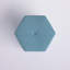 Repose-pieds hexagonal pliable avec rangement capitonné