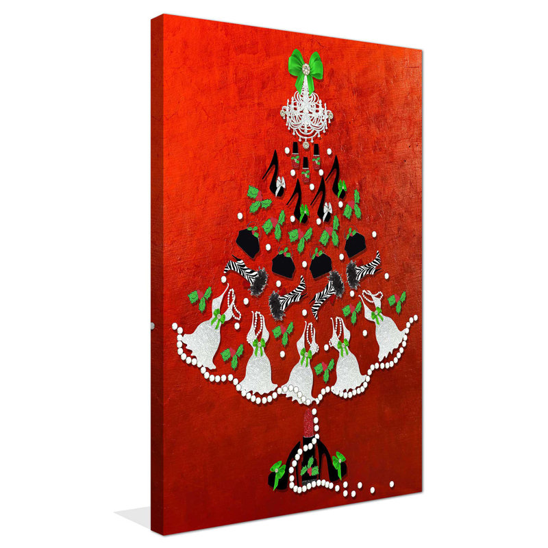 Accessory Tree (Vertical) par By Jodi - impression, H 60 po x l 36 po x P 1,5 po, Toile tendue