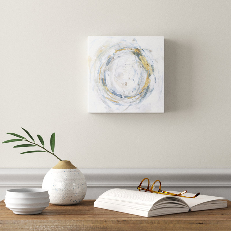 Halcyon Whirl II - reproduction d'art sur toile, H 10 po x l 10 po x P 1,5 po, Toile tendue