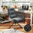 Simple Solid Color Chenille Dining Chair-1500670424