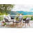 Tomko 35" D Weather Resistant Aluminum Coffee Table-1176173221